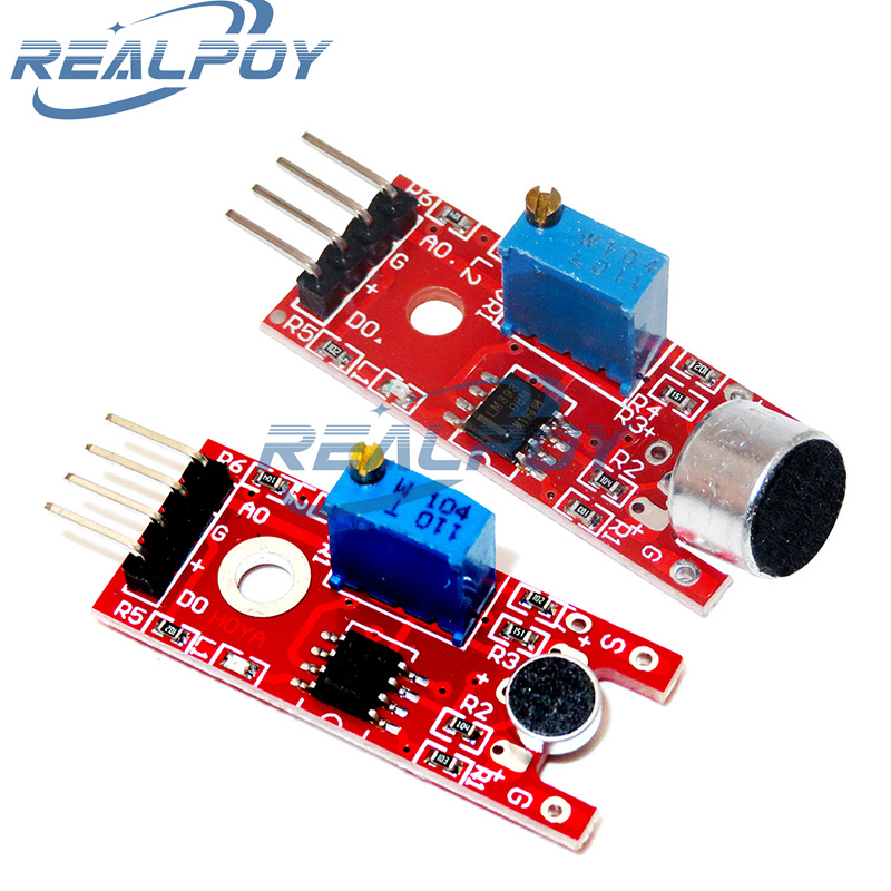 Diy Audio Electronics Kit - Microphone Voice Sound Sensor Detection Module