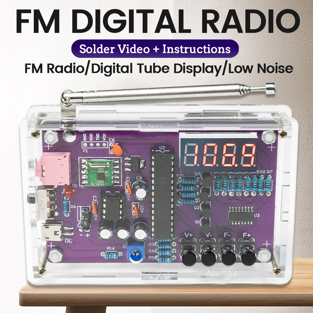 Diy Electronics Project Kit - DIY FM Radio Electronic Kit Adjustable