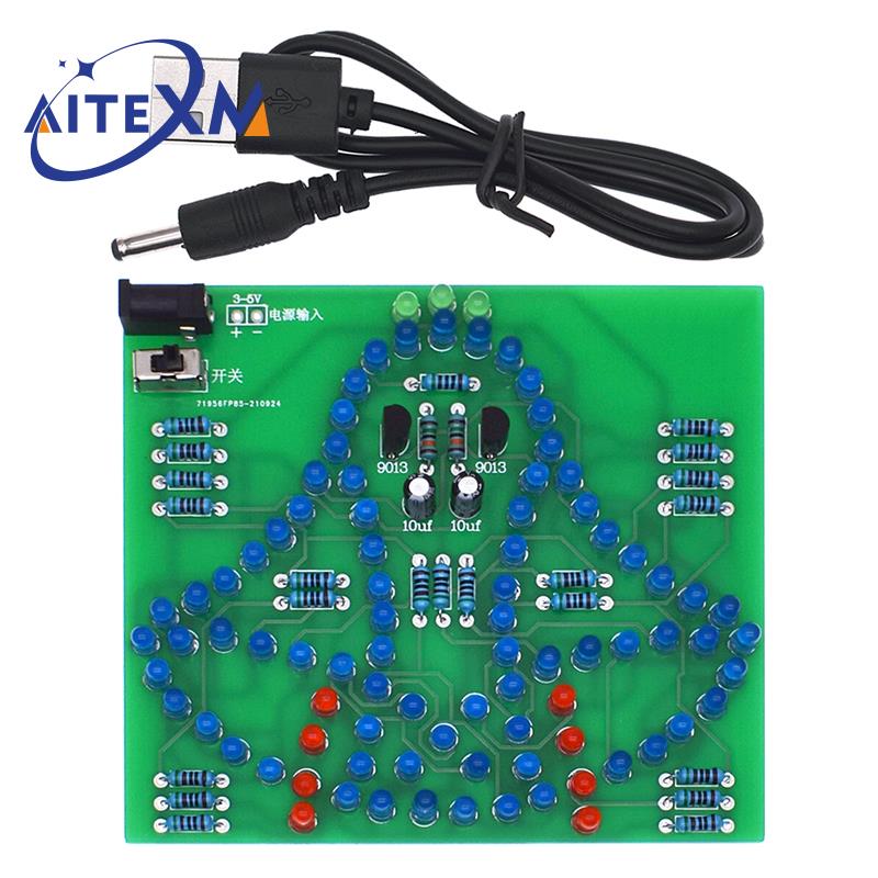 Diy Electronics Project Kit - DC 3-5V DIY LED Swing Wind