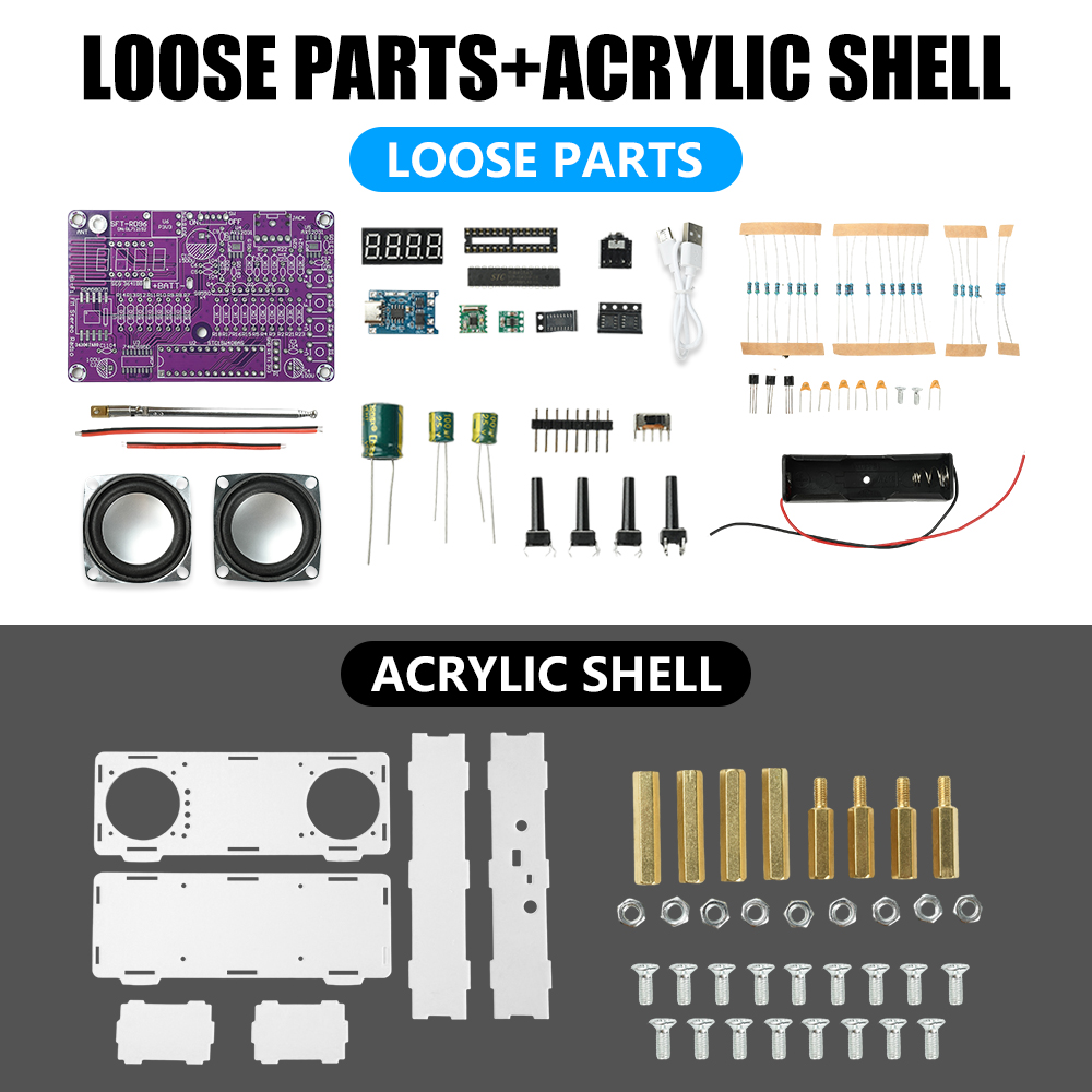 DIY FM Radio Electronic Kit 87 - Diy Electronics Learning Kit ulasan dan harga