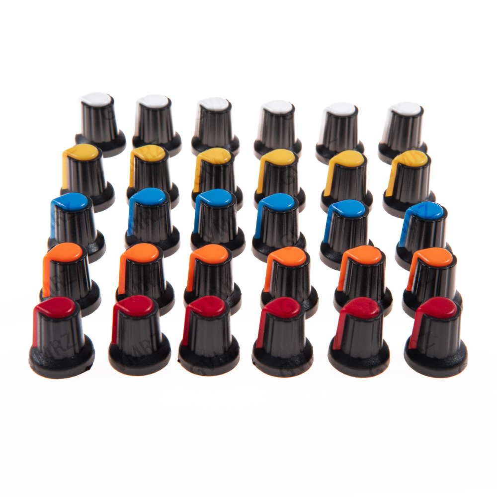 30PCS 5Color AG2 Knob Kit 15x1 - Diy Electronics Project Kit ulasan dan harga