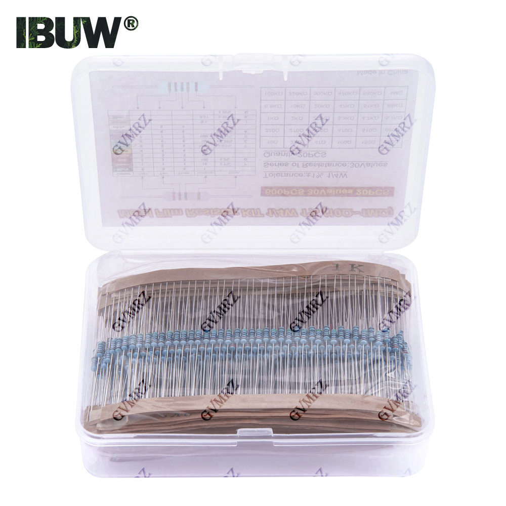 600PCS 30Values 1/4W Metal Fil - Diy Electronics Project Kit ulasan dan harga