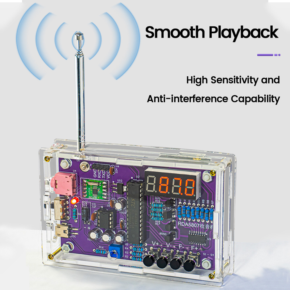 DIY FM Radio Electronic Kit Ad - Diy Electronics Project Kit ulasan dan harga