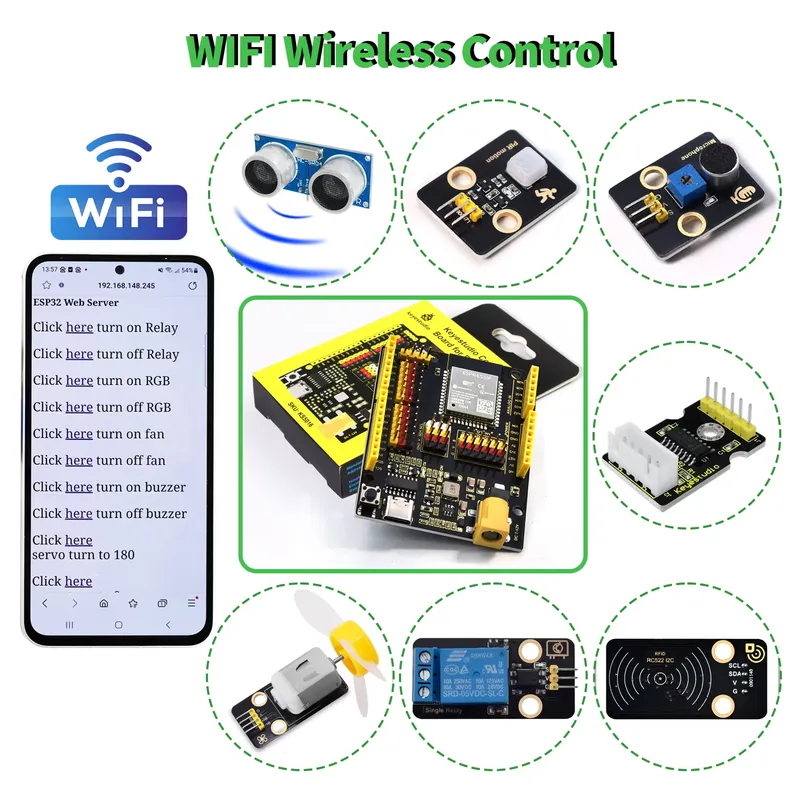 DIY Electronic STEM ESP-32 IoT - Diy Electronics Learning Kit ulasan dan harga